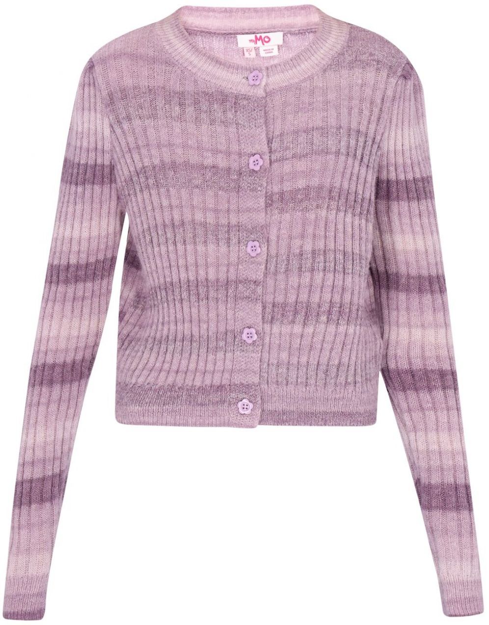 MYMO Kardigán  fialová / pastelovo fialová / tmavofialová