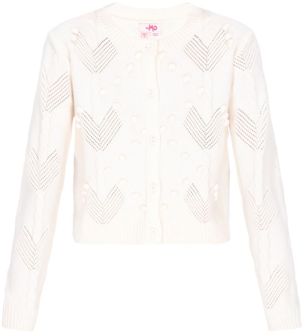 MYMO Kardigán  šedobiela