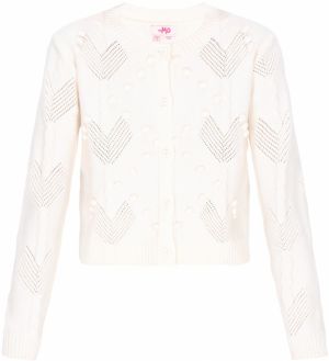 MYMO Kardigán  šedobiela