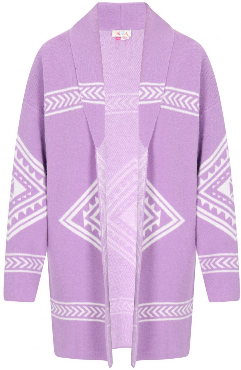 IZIA Kardigán  levanduľová / biela