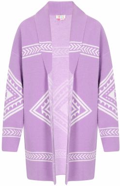 IZIA Kardigán  levanduľová / biela