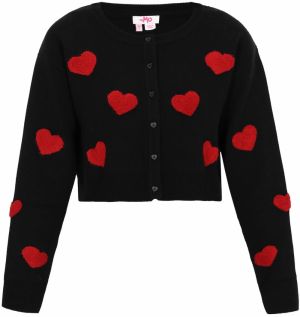 MYMO Kardigán  červená / čierna