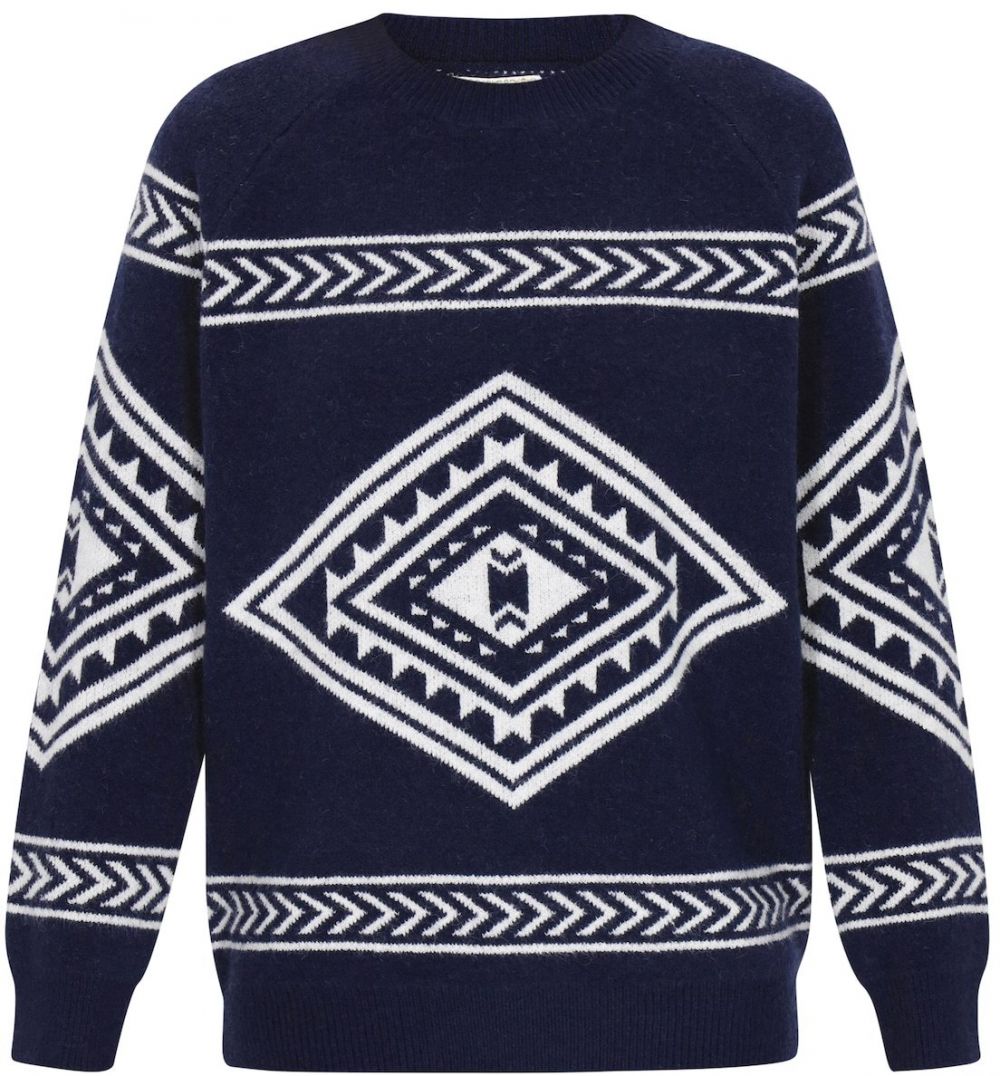 IZIA Sveter  námornícka modrá / biela