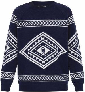 IZIA Sveter  námornícka modrá / biela