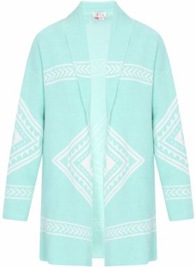 IZIA Kardigán  nebesky modrá / biela