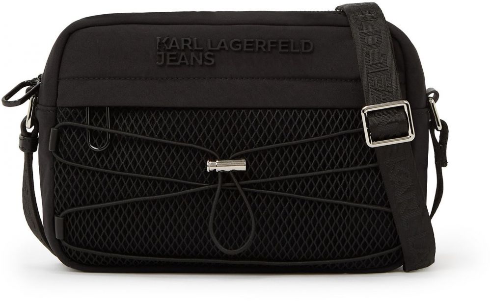 KARL LAGERFELD JEANS Taška cez rameno  čierna