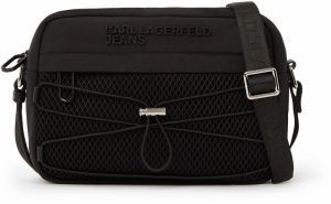 KARL LAGERFELD JEANS Taška cez rameno  čierna