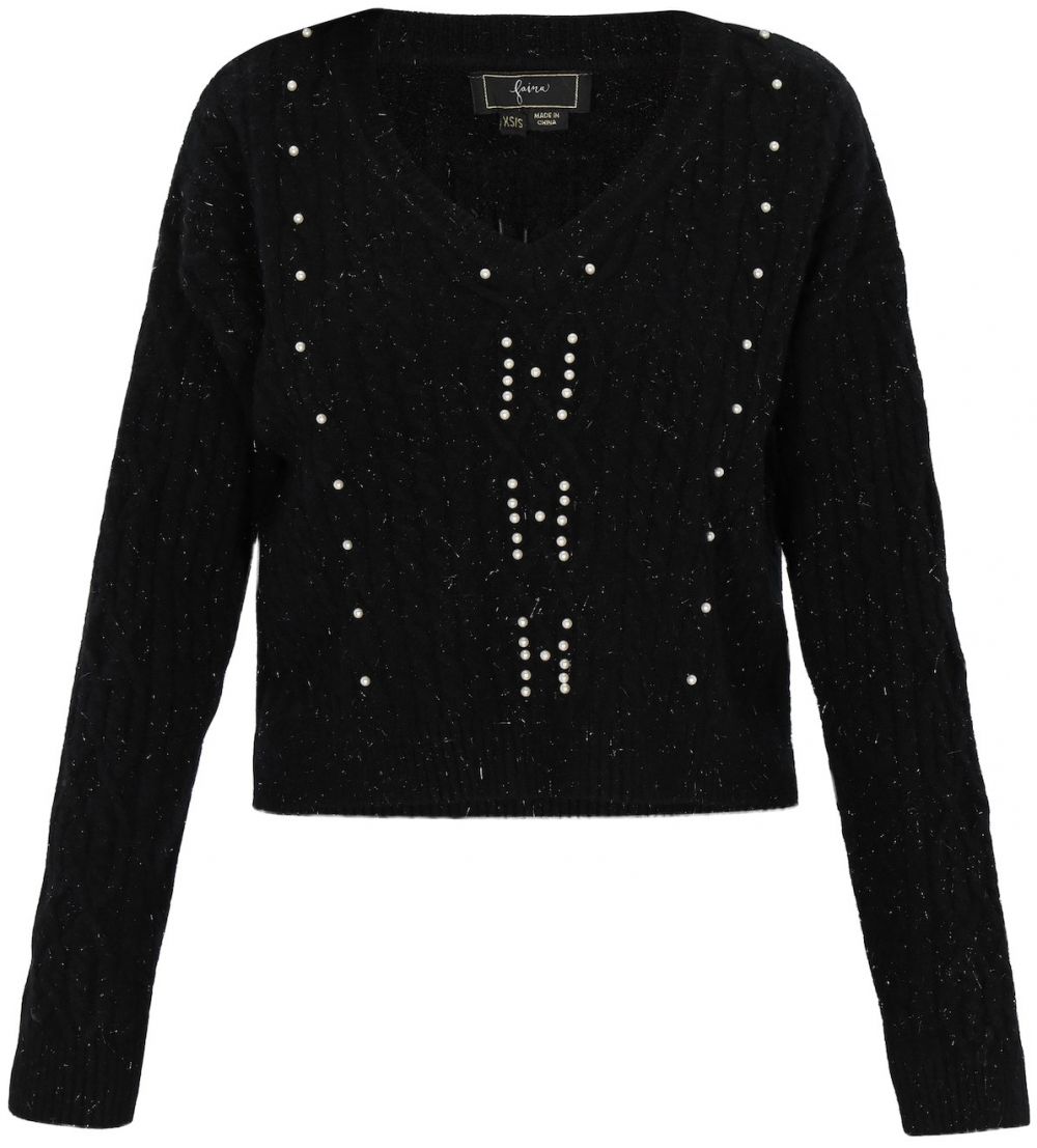 faina Sveter  čierna / biela