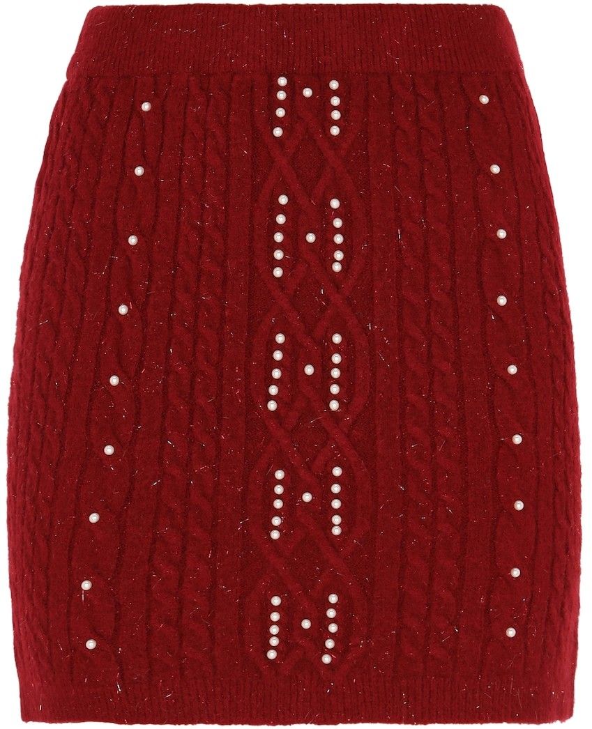 faina Sukňa  burgundská