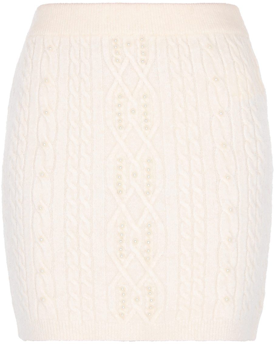 faina Sukňa  šedobiela