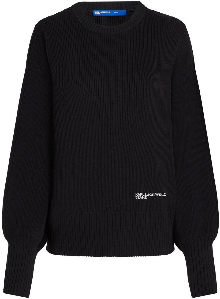 KARL LAGERFELD JEANS Sveter  čierna