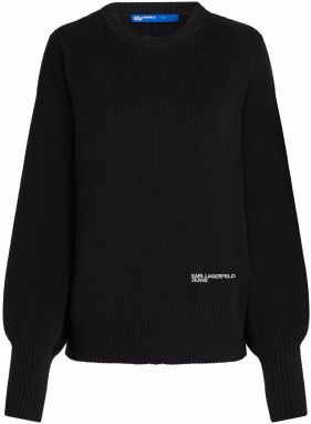 KARL LAGERFELD JEANS Sveter  čierna