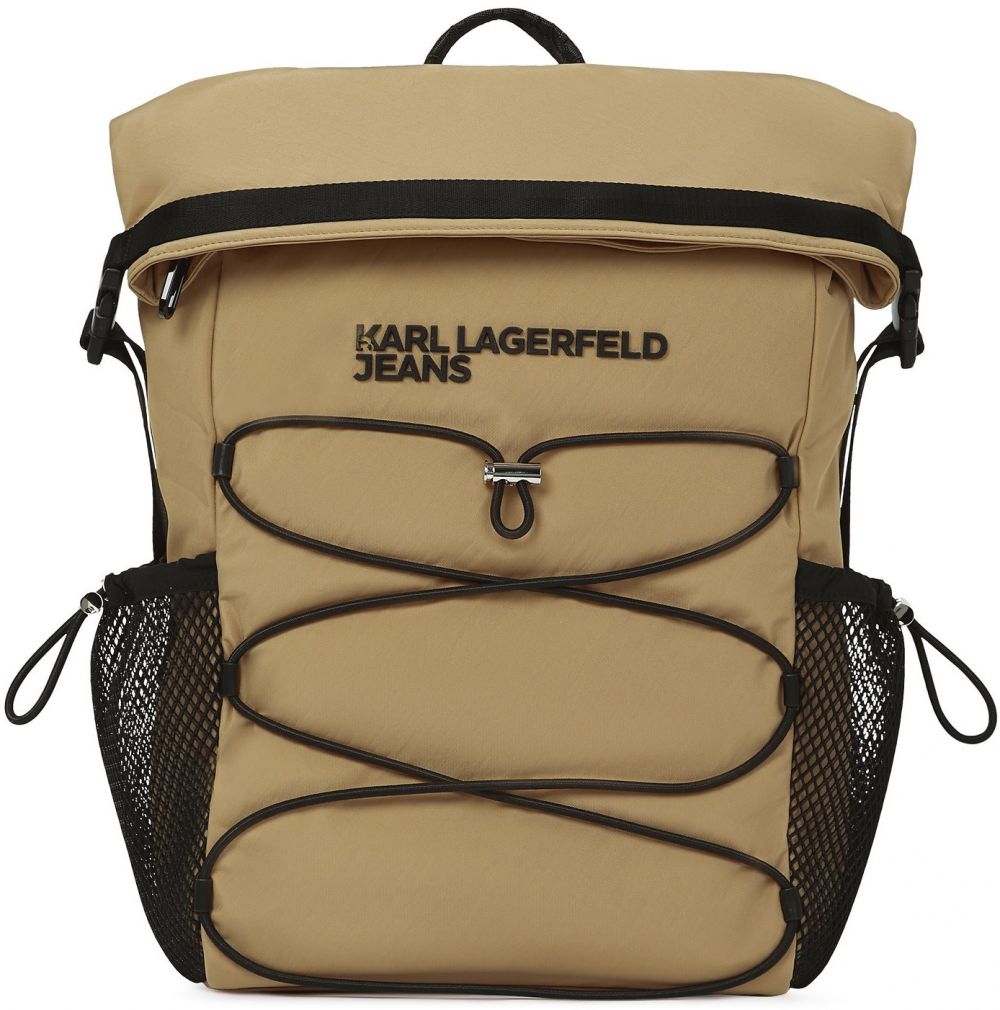 KARL LAGERFELD JEANS Batoh  farba ťavej srsti / čierna