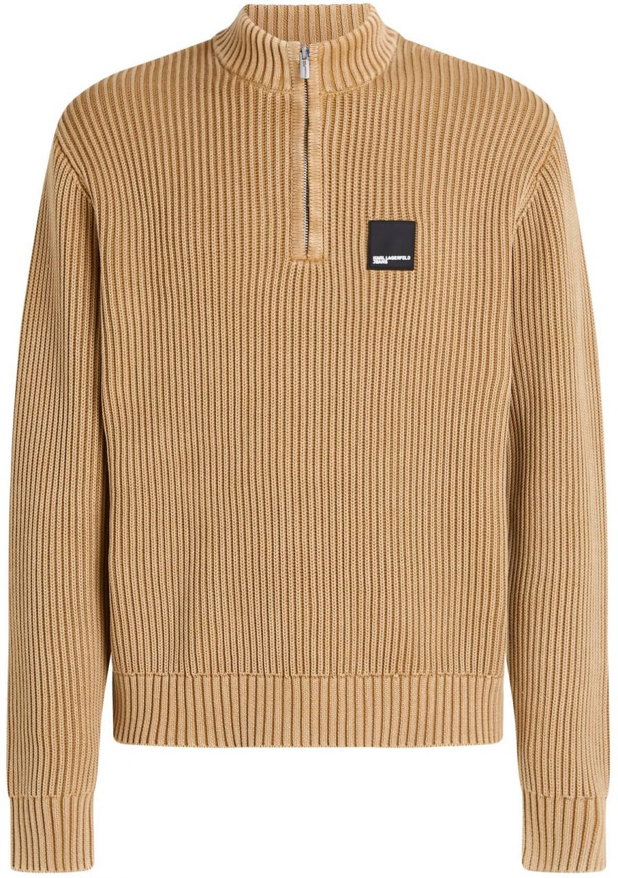 KARL LAGERFELD JEANS Sveter  farba ťavej srsti