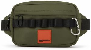 KARL LAGERFELD JEANS Ľadvinka 'Canyon'  tmavozelená / oranžová / čierna