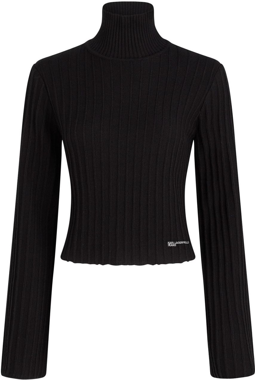 KARL LAGERFELD JEANS Sveter  čierna