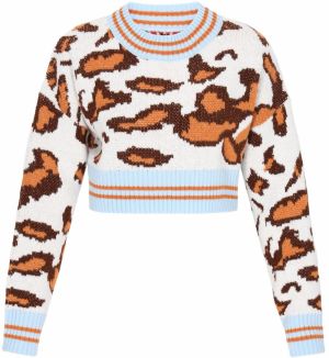 myMo ROCKS Kardigán  béžová / modrá / hnedá / oranžová