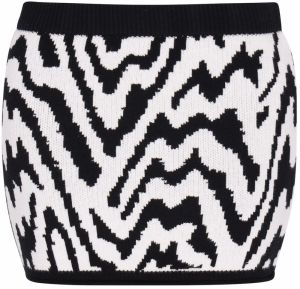 myMo ROCKS Sukňa  čierna / biela