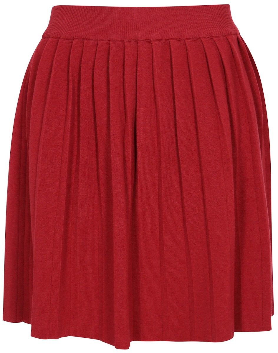 MYMO Sukňa  tmavočervená