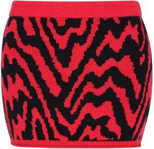 myMo ROCKS Sukňa  červená / čierna