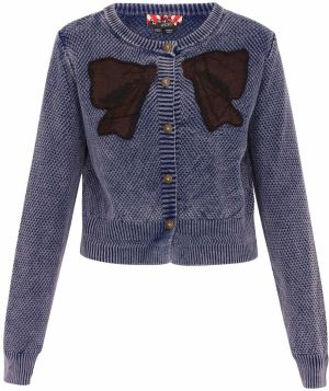 myMo ROCKS Kardigán  indigo / hnedá / čierna