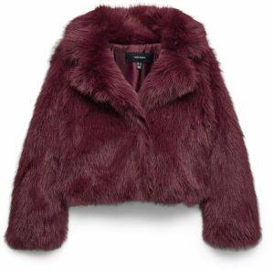 VERO MODA Prechodná bunda 'VMNORA'  vínovo červená