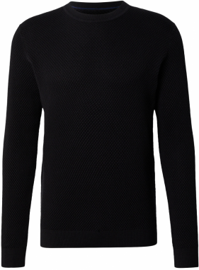 JACK & JONES Sveter 'JWHNOAH'  čierna