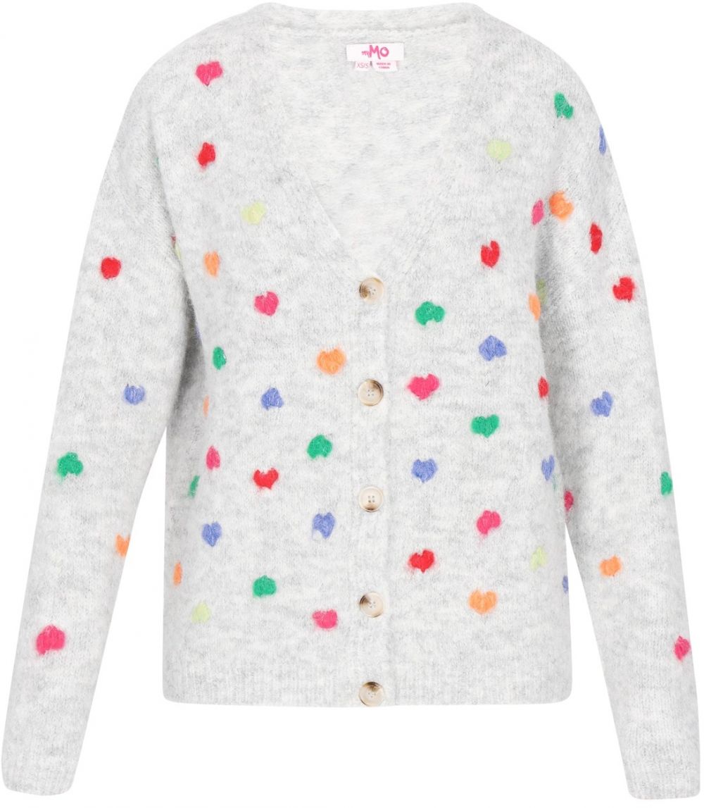MYMO Kardigán  svetlosivá / zmiešané farby