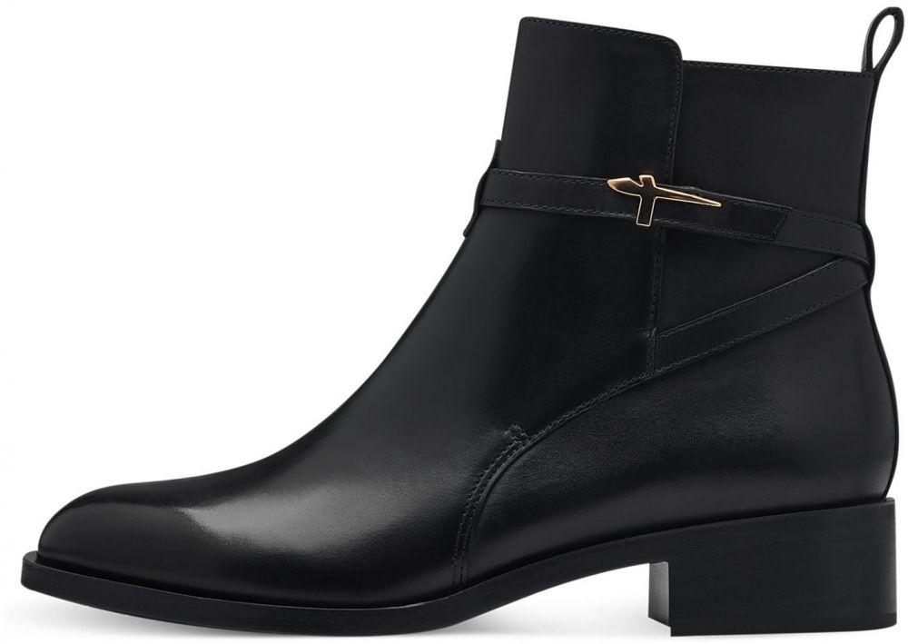 Tamaris Členkové čižmy  čierna