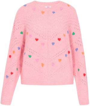 MYMO Sveter  modrá / oranžová / ružová / rosé / červená