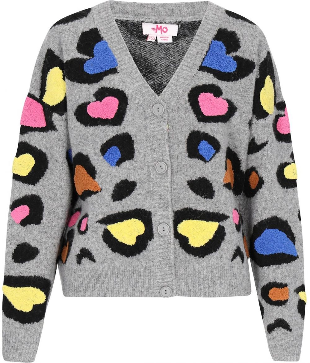 MYMO Kardigán  sivá / zmiešané farby