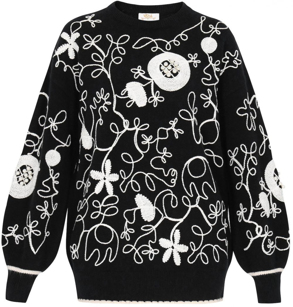 usha FESTIVAL Sveter  čierna