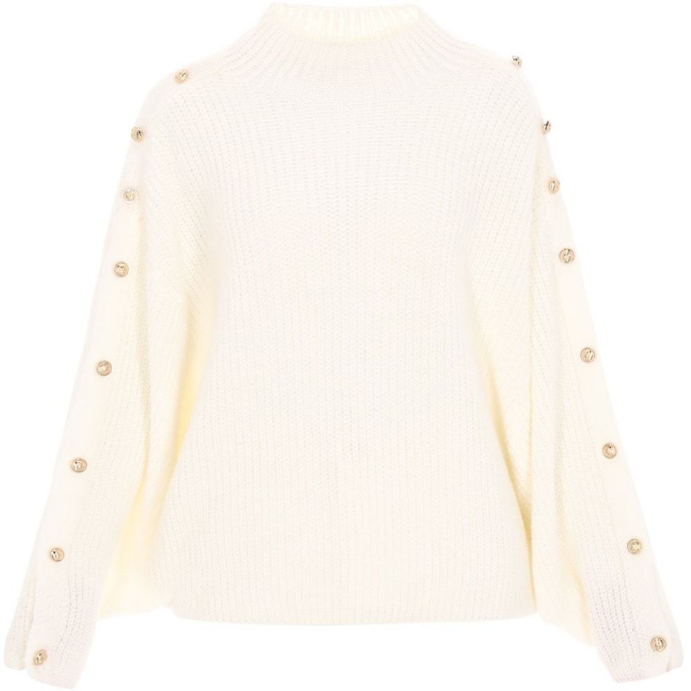 DreiMaster Maritim Sveter  šedobiela