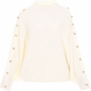 DreiMaster Maritim Sveter  šedobiela