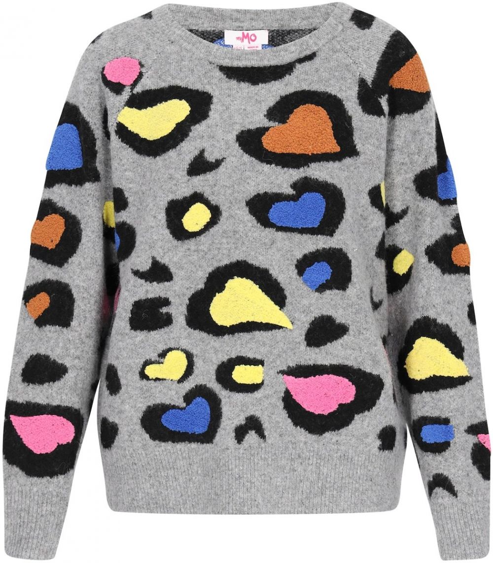 MYMO Sveter  modrá / žltá / sivá / oranžová / ružová / čierna