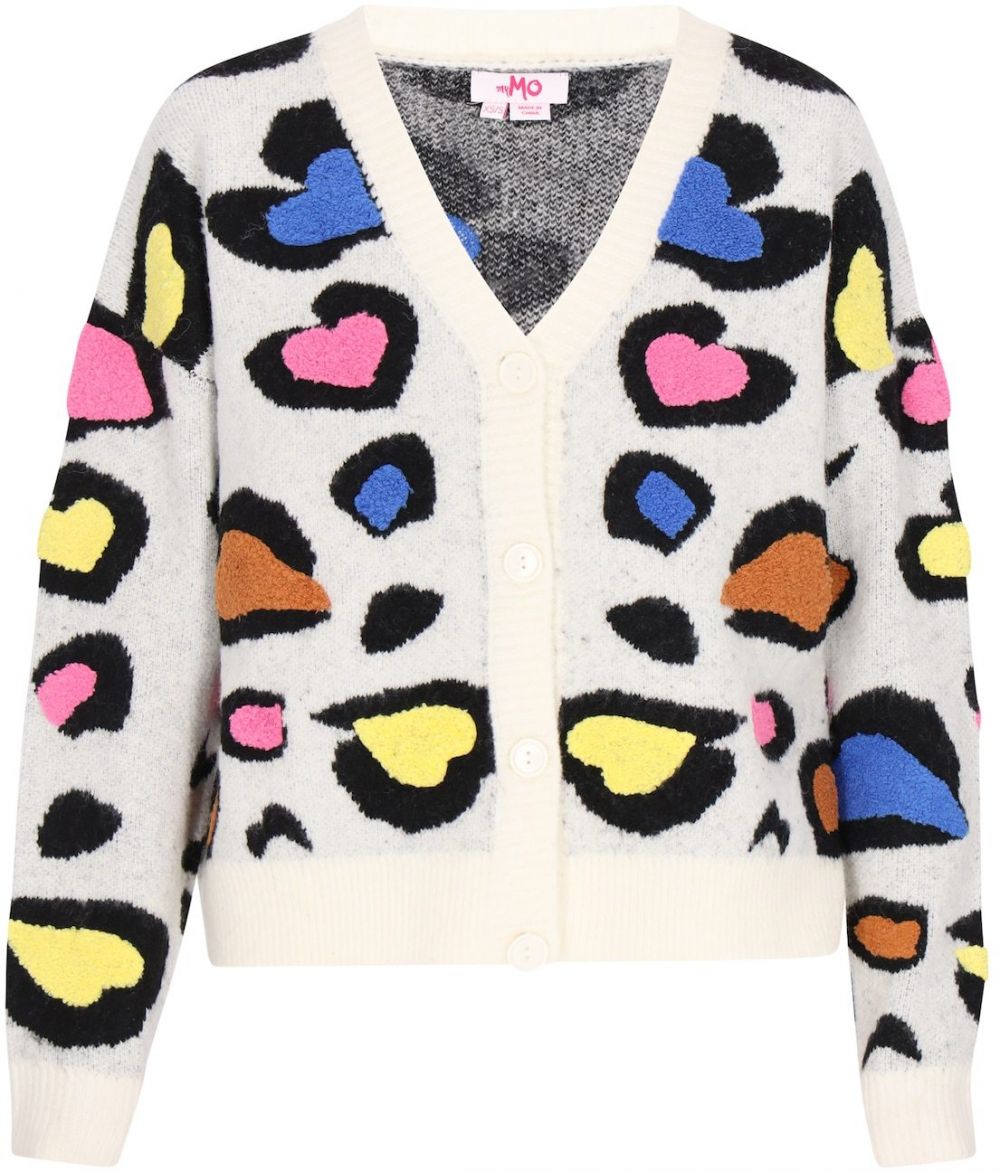 MYMO Kardigán  modrá / žltá / oranžová / ružová / čierna / šedobiela