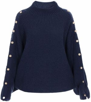 DreiMaster Maritim Sveter  námornícka modrá