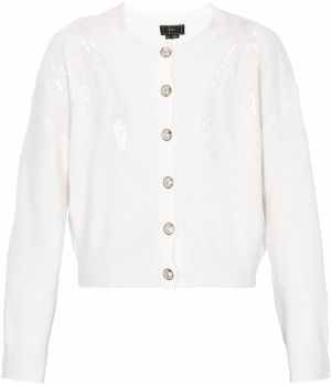 faina Kardigán  šedobiela