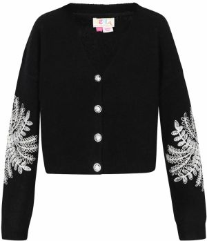 IZIA Kardigán  čierna / biela