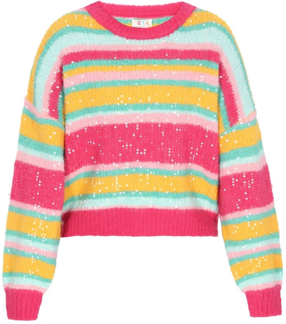 IZIA Sveter  žltá / zelená / mätová / ružová