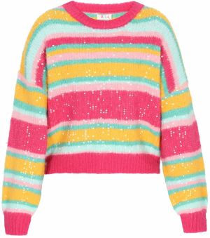 IZIA Sveter  žltá / zelená / mätová / ružová