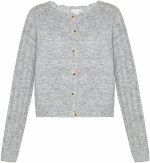 Usha Kardigán  sivá melírovaná