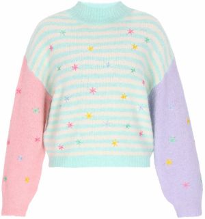 MYMO Sveter  mätová / svetlofialová / staroružová