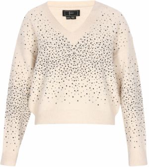 faina Sveter  béžová / čierna