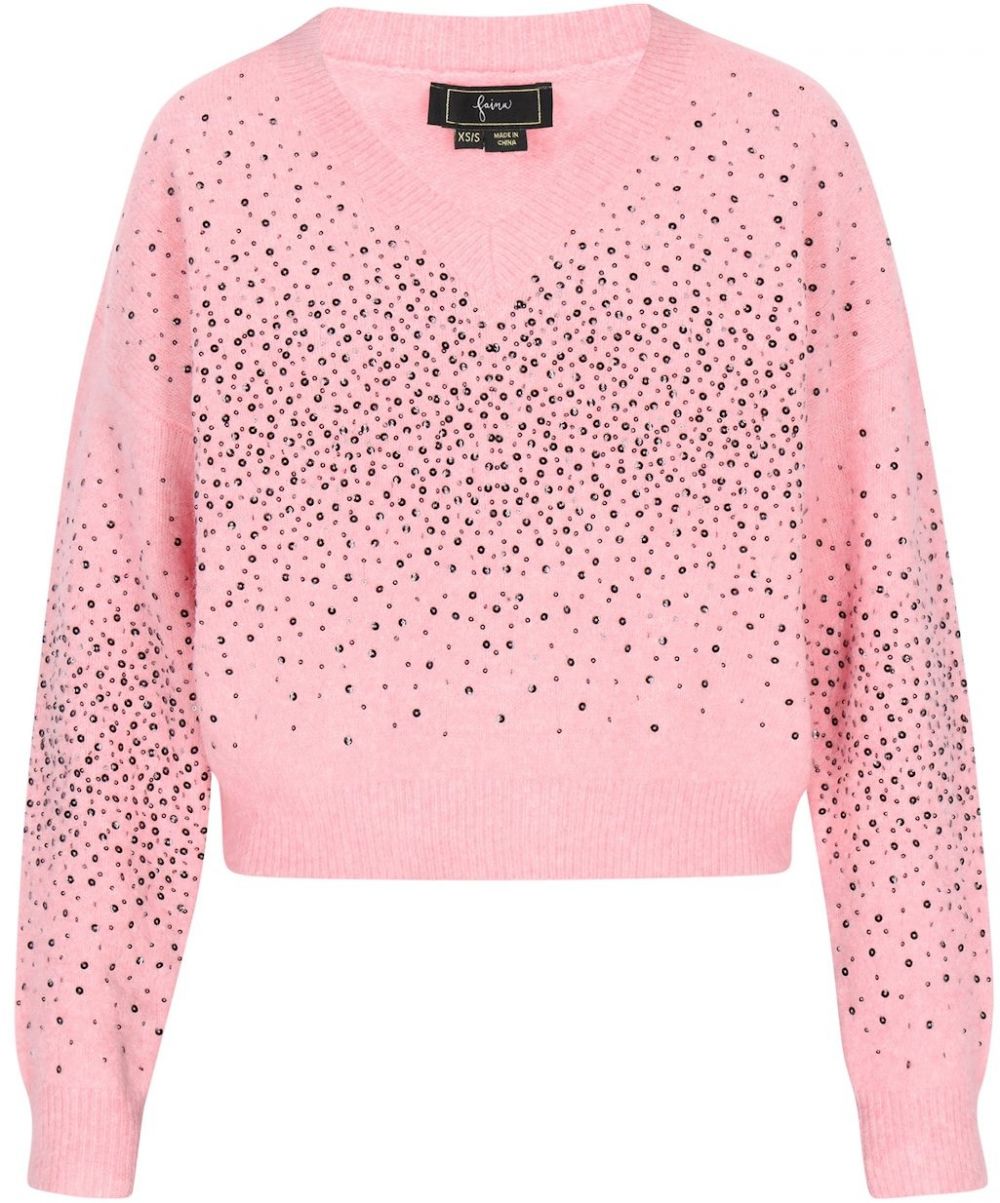 faina Sveter  rosé / čierna