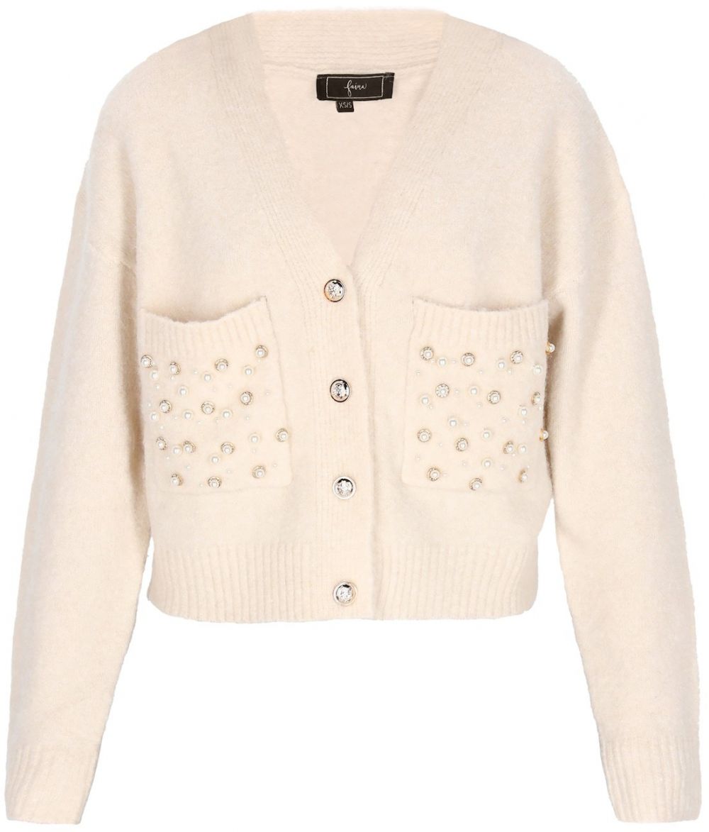 faina Kardigán  krémová