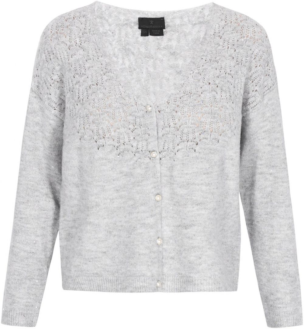 DreiMaster Klassik Kardigán  sivá