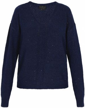 DreiMaster Klassik Sveter  námornícka modrá