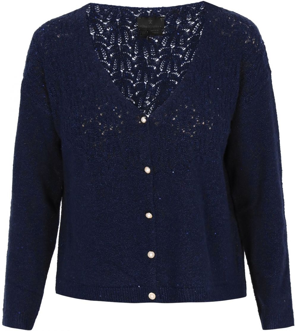 DreiMaster Klassik Kardigán  tmavomodrá