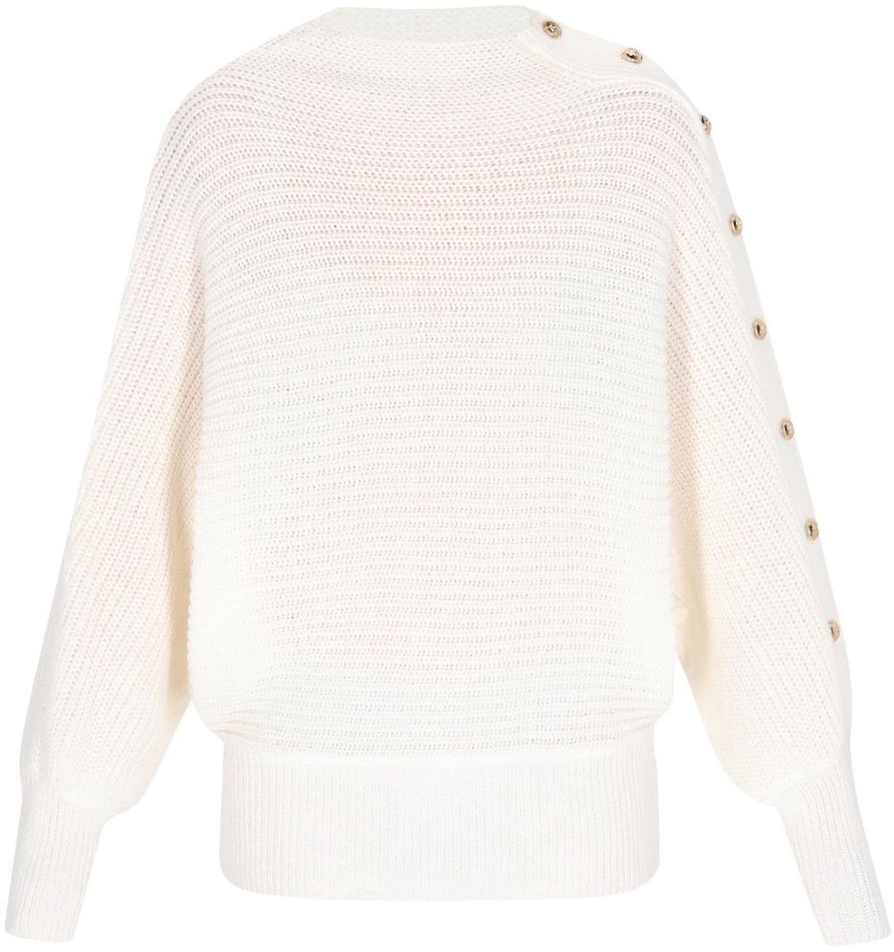 DreiMaster Maritim Sveter  šedobiela